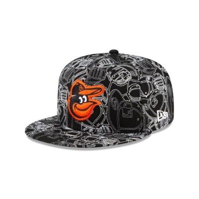 Sapca New Era Baltimore Orioles MLB Chaos 59FIFTY Fitted - Negrii